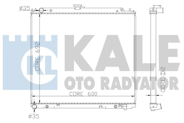 Radiator, engine cooling (370600)