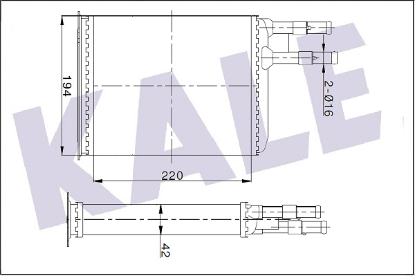 Heat Exchanger, interior heating (346515)