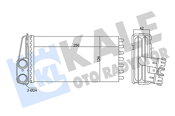 Heat Exchanger, interior heating (346295)