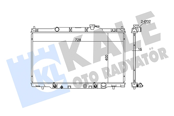 Radiator, engine cooling (383900)