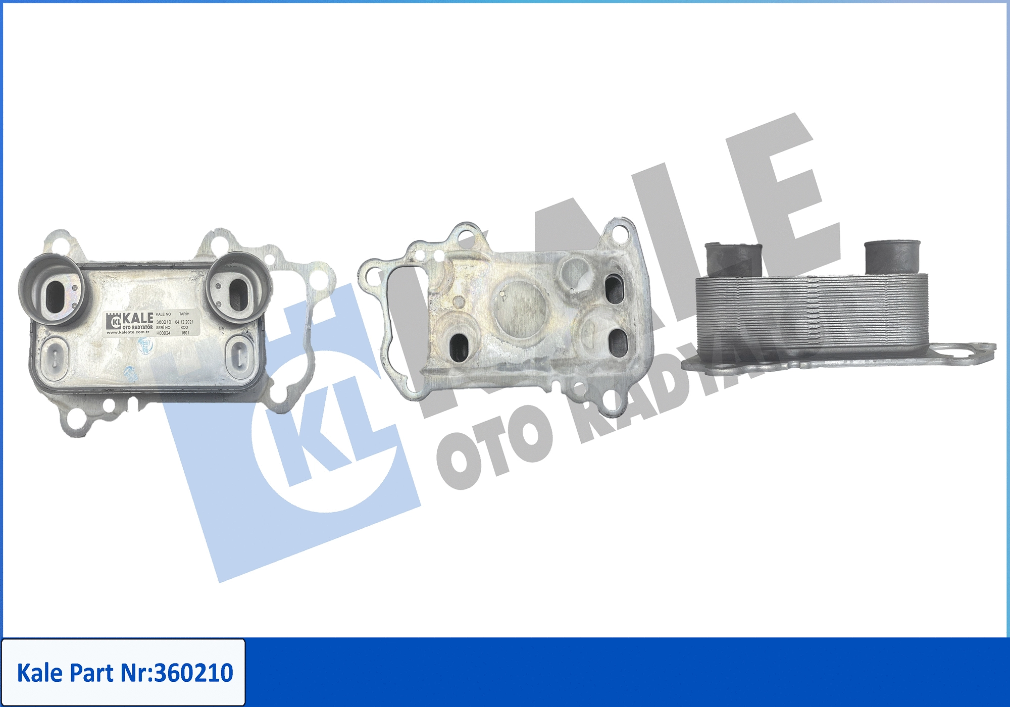 Oil Cooler, engine oil (360210)