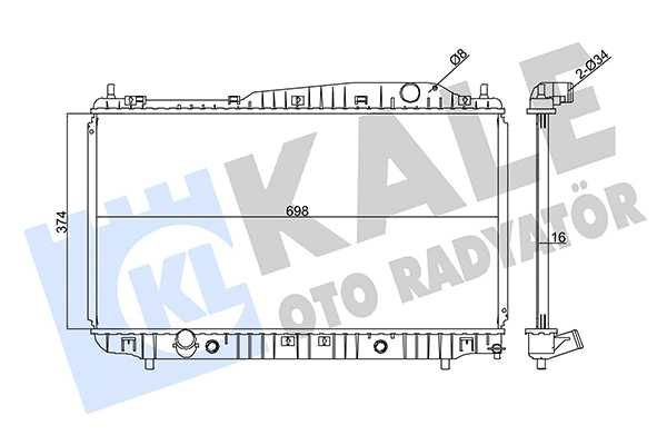 Radiator, engine cooling (345885)