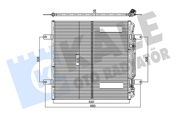 Condenser, air conditioning (350360)