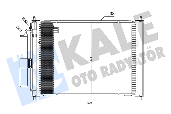 Condenser, air conditioning (345270)