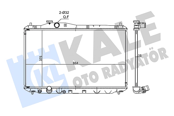 Radiator, engine cooling (347560)