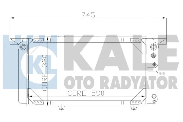 Radiator, engine cooling (163300)