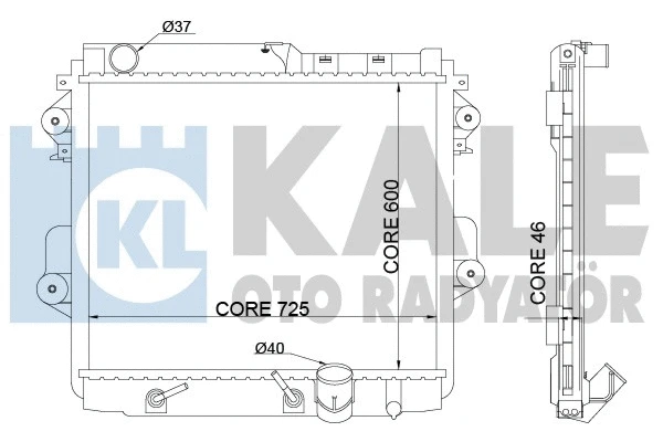 Radiator, engine cooling (342145)