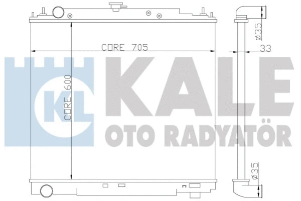Radiator, engine cooling (342315)