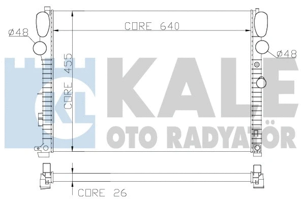 Radiator, engine cooling (360800)
