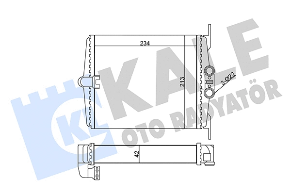 Heat Exchanger, interior heating (346630)