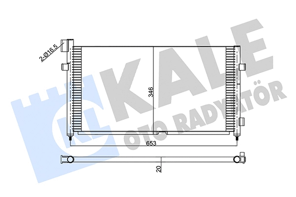Condenser, air conditioning (350405)