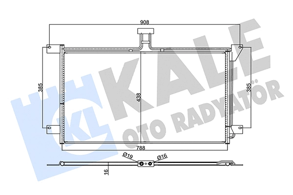 Condenser, air conditioning (355730)