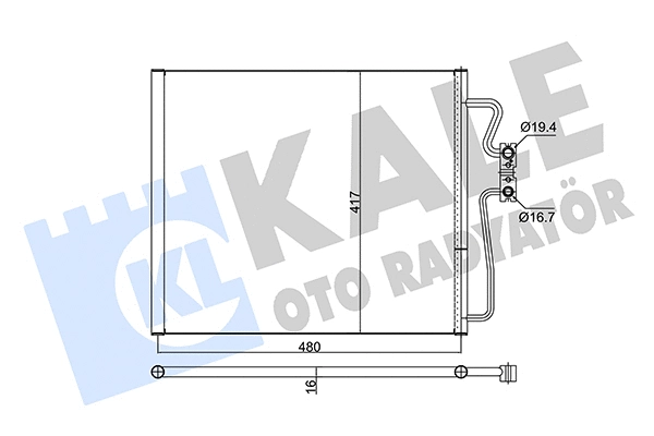 Condenser, air conditioning (345320)