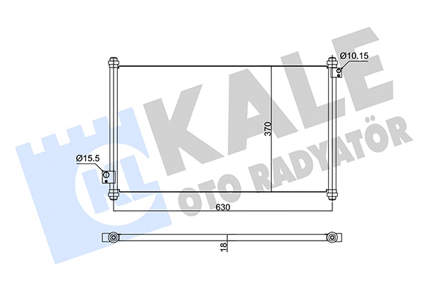 Condenser, air conditioning (350595)