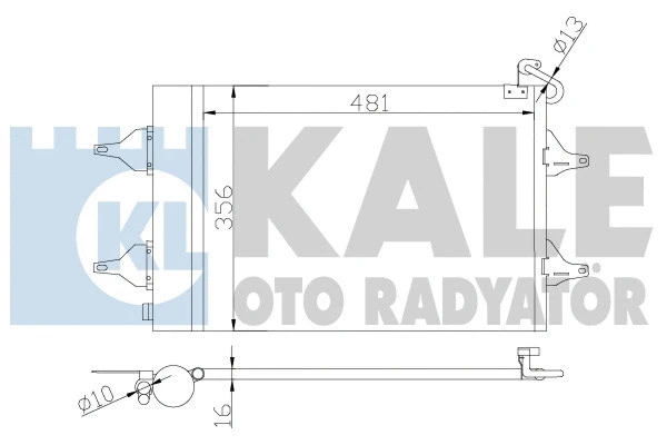 Condenser, air conditioning (390700)