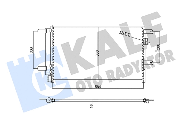 Condenser, air conditioning (356165)
