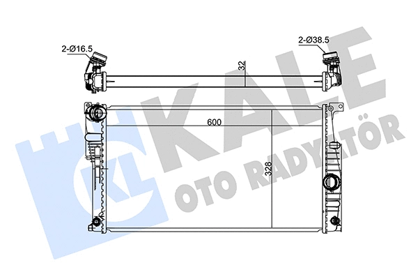 Radiator, engine cooling (346070)