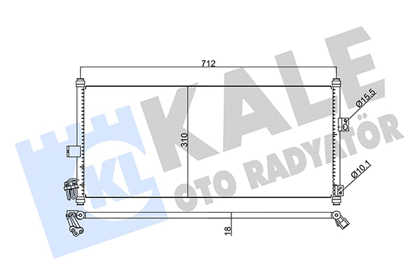 Condenser, air conditioning (345790)