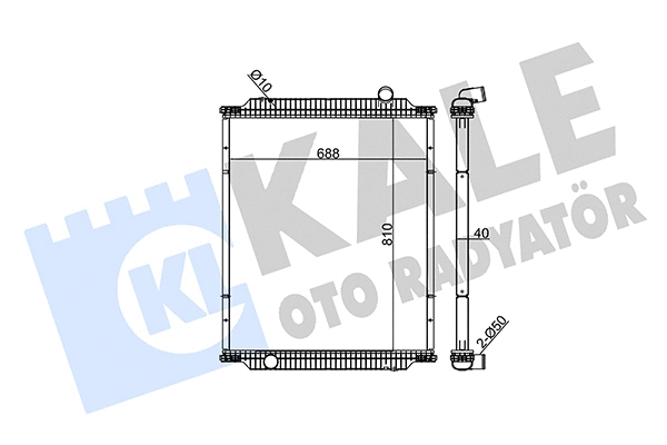 Radiator, engine cooling (349445)