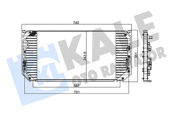 Condenser, air conditioning (345820)