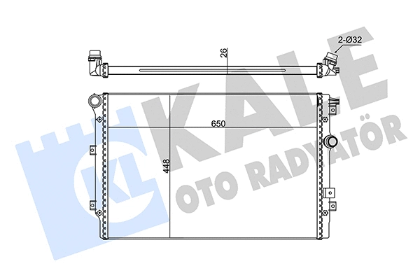 Radiator, engine cooling (346060)