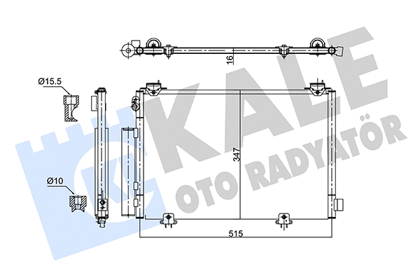 Condenser, air conditioning (353055)