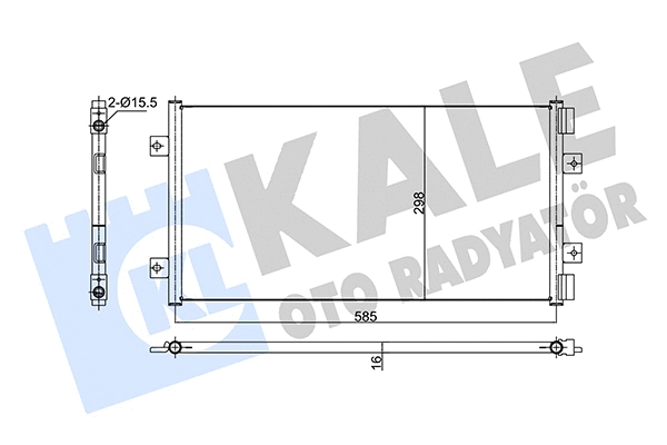 Condenser, air conditioning (353195)