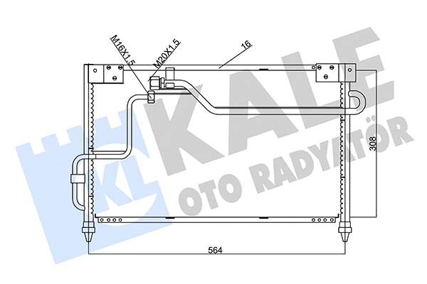 Condenser, air conditioning (387200)
