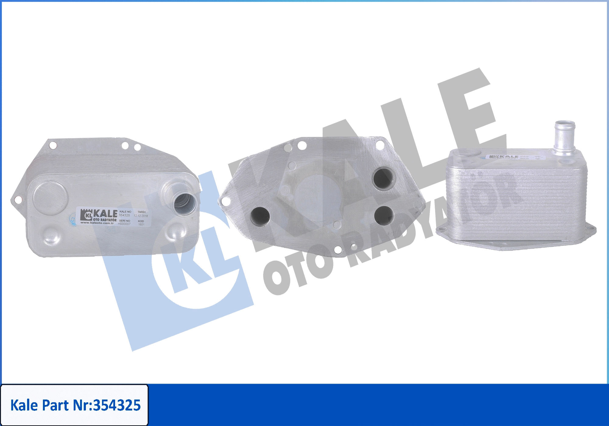 Oil Cooler, engine oil (354325)