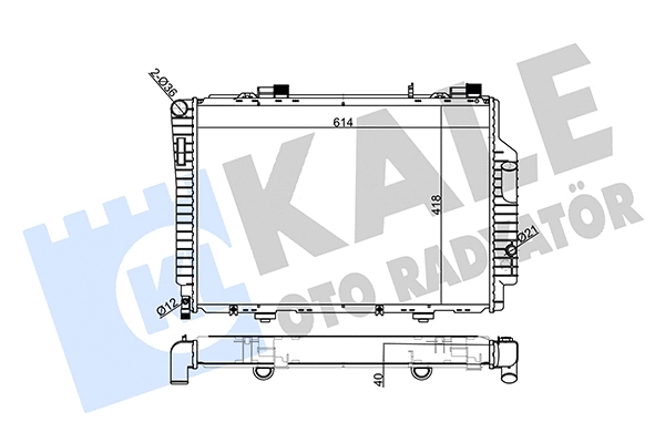 Radiator, engine cooling (360175)