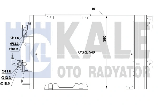 Condenser, air conditioning (350650)