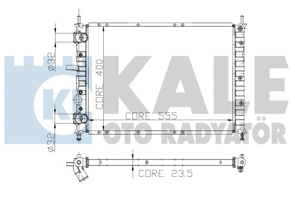 Radiator, engine cooling (231400)