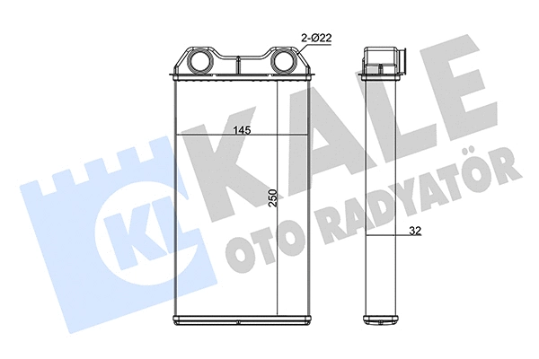 Heat Exchanger, interior heating (346720)