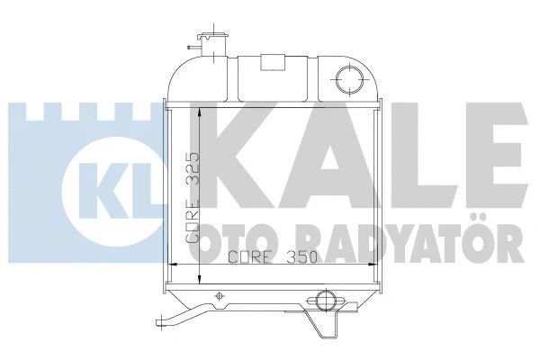 Radiator, engine cooling (163600)