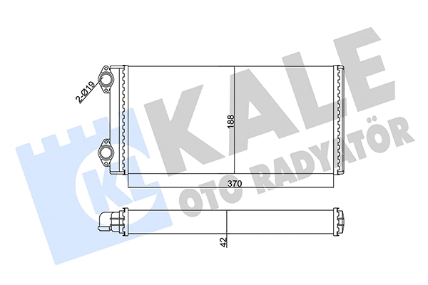Heat Exchanger, interior heating (351730)