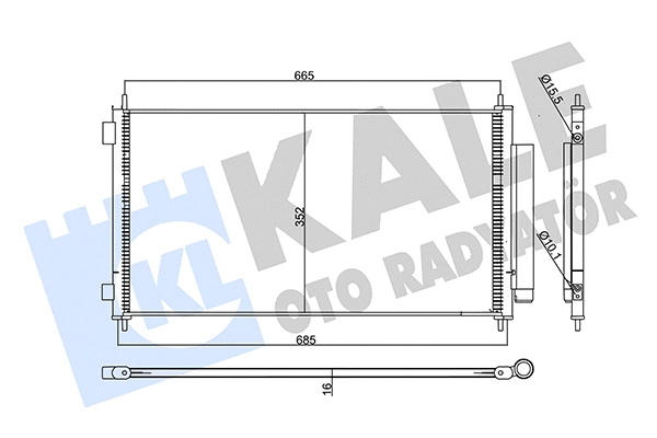 Condenser, air conditioning (358075)