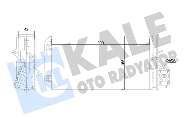 Heat Exchanger, interior heating (346510)