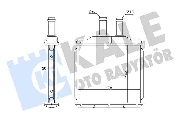 Heat Exchanger, interior heating (346315)