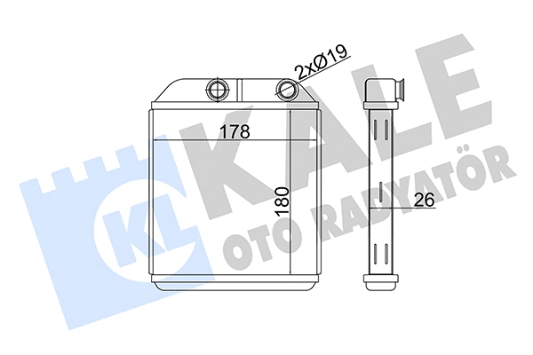 Heat Exchanger, interior heating (356330)