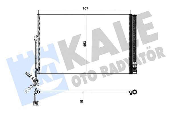Condenser, air conditioning (345605)