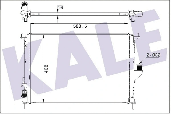 Radiator, engine cooling (348685)