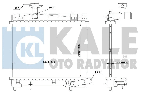 Radiator, engine cooling (342135)