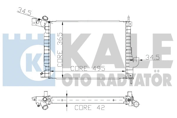 Radiator, engine cooling (179800)