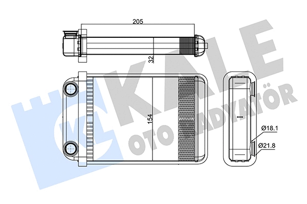 Heat Exchanger, interior heating (346390)