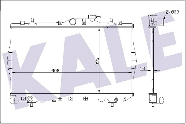 Radiator, engine cooling (347780)