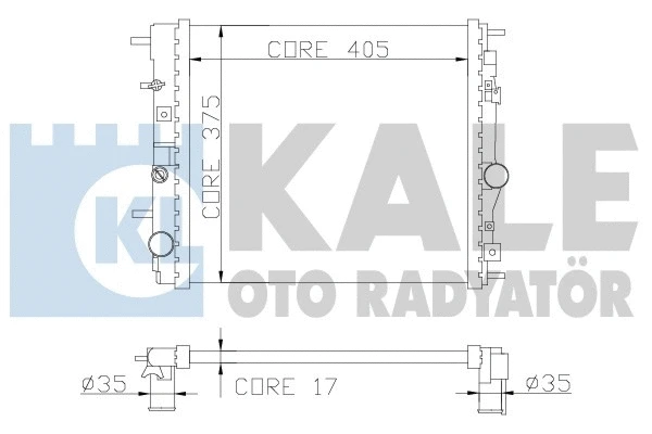 Radiator, engine cooling (362500)