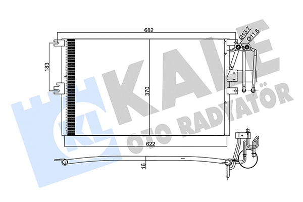 Condenser, air conditioning (358205)