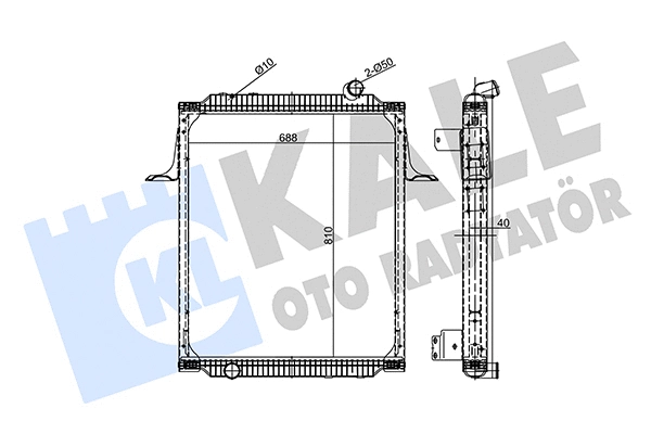 Radiator, engine cooling (359130)