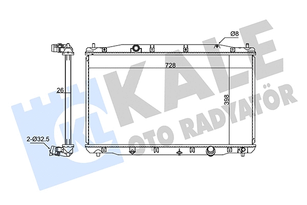 Radiator, engine cooling (354270)
