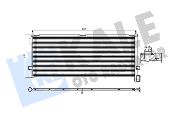Condenser, air conditioning (350410)